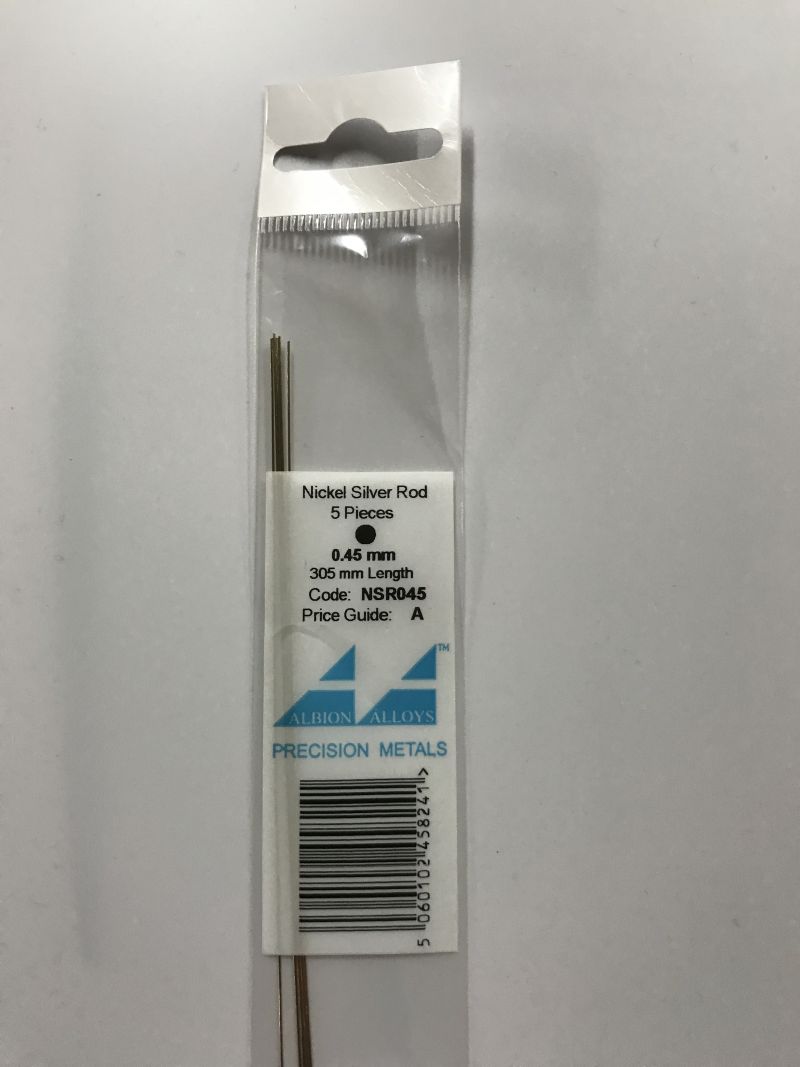 NIKKEL ZILVER 0,45MM 5